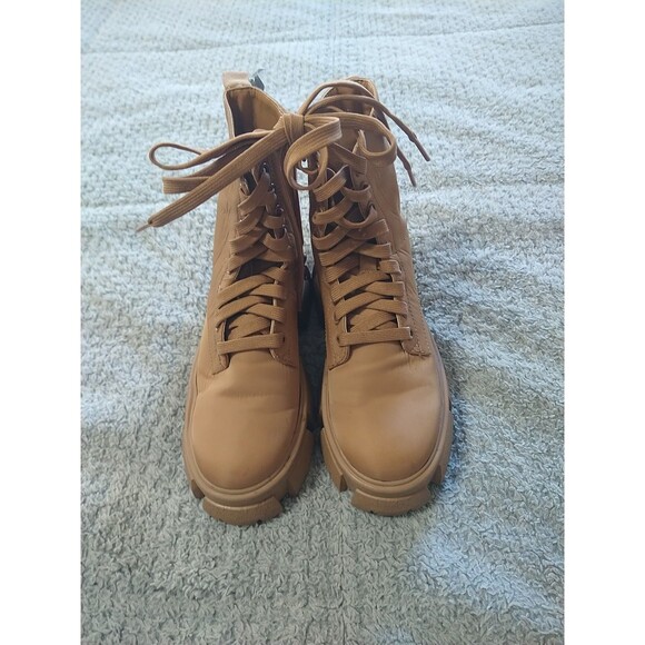 Steve Madden Platform Boots 5.5 Y2K Outdoor Camel - Picture 10 of 10